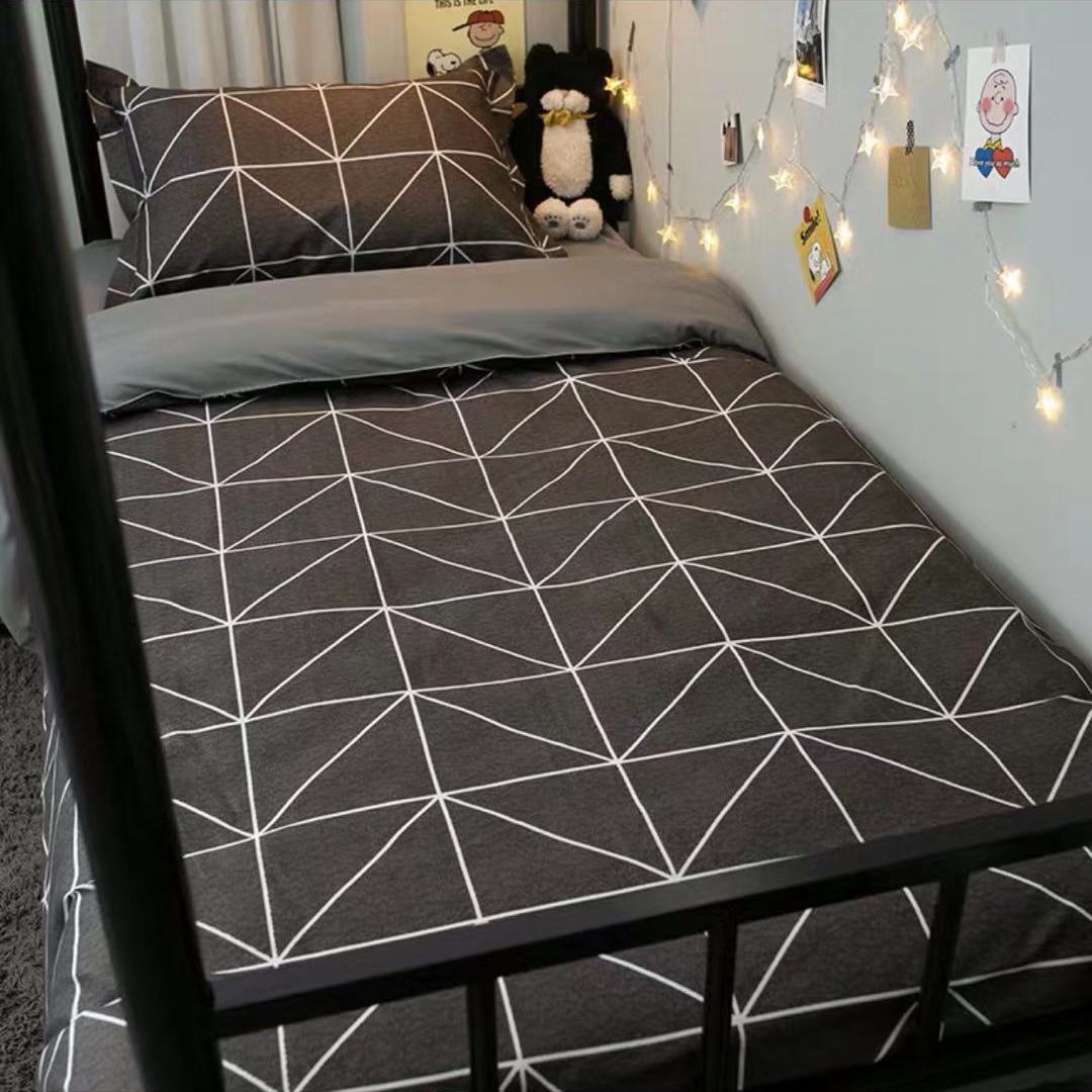 Three-piece Bed Male Dormitory Simple Style Single Duvet Cover College Student Dormitory Bunk Bed Linen Set