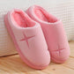Soft Plush Cotton Cute Slippers Shoes Couple Unisex Non-Slip Floor Indoor Home Furry Slippers Women Shoes For Bedroom