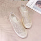 Fisherman Shoes Women Spring Summer All-match Casual Flat Shoes Lace Mesh Lazy Foot Driving Shoes