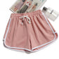 Sports Shorts Women's Summer Outer Wear Yoga Running Home Striped Shorts Casual High Waist Loose Anti-glare