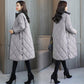 Cotton-padded Jacket Winter Coat In The Long Section of The Korean Version of The Large Size Loose Thick Down Padded Jacket Autumn and Winter