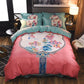 Fashion 4pcs 3D Dolphin Bedding Sets Queen King Size Bed Set Bedroom Comforter Duvet Cover