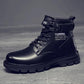 Autumn and Winter Plus Velvet Korean Version of The British Martin Boots Men's Leather Boots