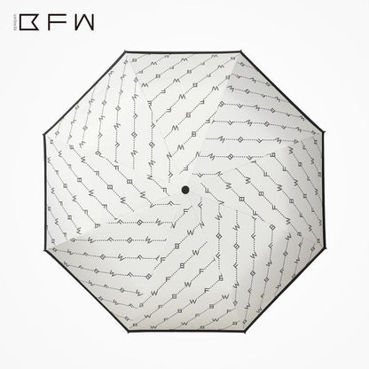 Simple Design Sun Umbrella Sunshade Sunscreen UV Protection Ultra-light Compact Portable Folding Sunny Umbrella Dual-use