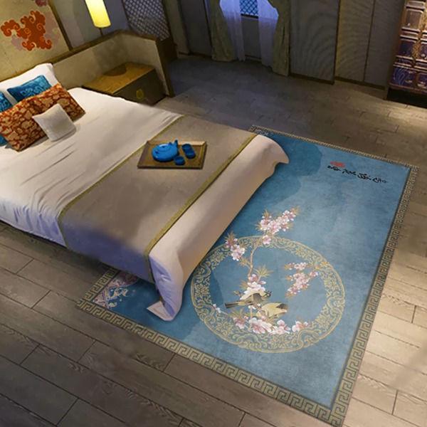 Modern Nordic Style Carpet for Living Room Rectangle Geometric Home Area Rugs Anti-slip Large Carpet