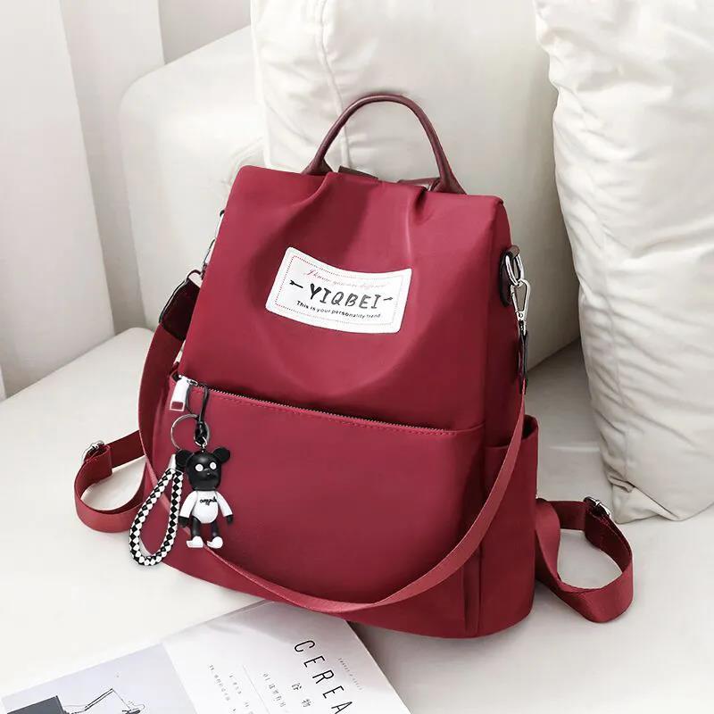 Multifunctional Anti-theft Backpack Women Fashion All-match Single-shoulder Dual-use Oxford Cloth Waterproof Travel Backpack