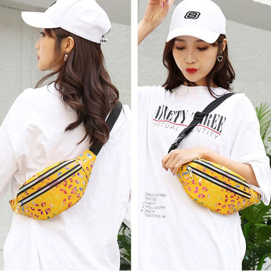 Waist Bag Ladies Student Mobile Phone Coin Purse Messenger Bag Fashion Leisure Cashier Bag Out of The Street Travel