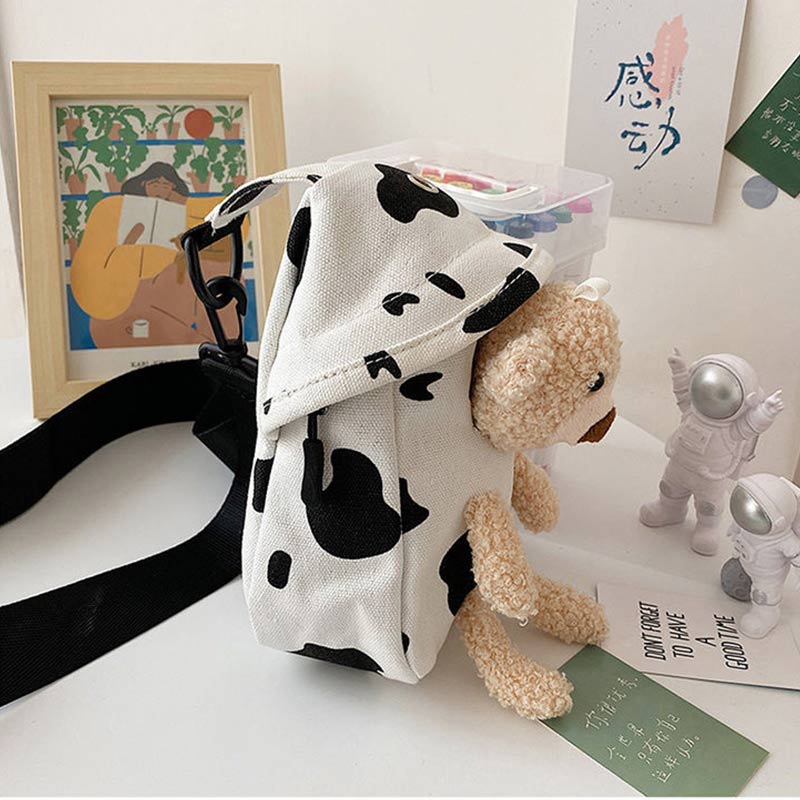 Bag Girls Fashion Cute Chest Bag Summer Leisure Shopping Wild Trend Canvas Bag Shoulder Messenger Bag