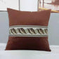 High-end Pillow Velvet Cushion Living Room Sofa Backrest Office Bedside Chinese Large Cushion Lace Hug Pillowcase
