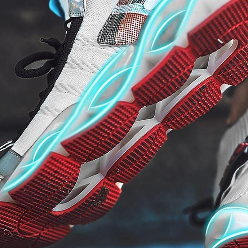 Spring and Summer Tide Men's Shoes Blade Sports Shoes Personality Trend Socks Shoes Breathable Wild Mandarin Duck Tide Shoes