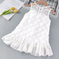 Baby Girl Dress Summer Children Sweet Mesh Skirt 2-5 Years Old Chiffon Sleeveless Princess Skirt Vest Skirt Baby A-line Skirt