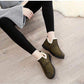 Autumn and Winter Cotton Shoes Women's Winter Warm Fleece Korean Version All-match One Pedal  Casual Shoes