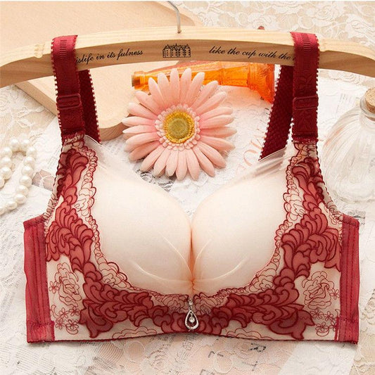 Women's Bras Underwear Women Push Up Seamless Underwire Bra Gather Adjustable Girls Lingerie Bra