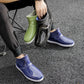 Men Rain Shoes Water Shoes Non Slip Male Solid Sole Rain Boots Four Seasons Short Rubber Rain Boots