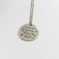European and American English Alphabet Round Sweater Chain The Mon Back Pendant Necklace Jewelry