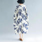 Vintage Floral Print Boho Dress Women Long Maxi Dress Evening Party Beach Summer Dress Long Sleeve Dresses