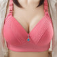 High-quality Large-size Thin Anti-sagging Breast-receiving Ladies' Bra Gather Type Non-wire Non-magnetic Underwear Bra