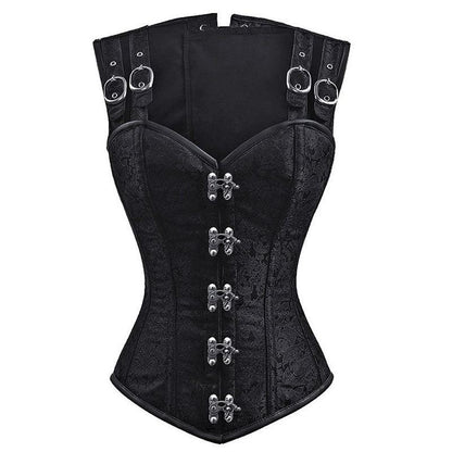 Strapless  Corset Top Retro Strapless Corset Fashion Corset Undergarment Retro Corset Pirate Tops