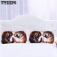 Duvet Cover 3pcs 3D Lover Lion Bedding Set Pillow Case Queen Bedclothes Set