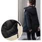 Winter Mid-length Section Thick Windproof Cold-proof Warmth Loose Hooded Casual Slim Ladies Jacket Coat Padded