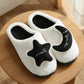 Men and Women's Cotton Slippers  Autumn and Winter Couples Indoor Non-slip Thick Bottom Warm Slippers