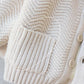 Autumn and Winter Boys' and Girls' Thickened Hooded Lamb Cashmere Sweater Coat Girl Baby Cardigan