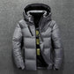 Winter Warm Men's Jacket Jacket Casual Stand-up Collar Down Thick Hood White Duck Parka Men's Winter Hooded Down Jacket