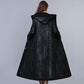Winter Coat Mid-length Loose Fashion Ladies Plus Velvet Western Style V-neck Deerskin Velvet Coat Women