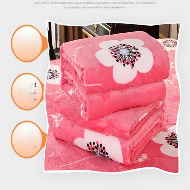 Flannel Blanket Coral Fleece Blanket Fleece Sheet Cover Blanket Four Seasons Universal Multi-Size Single Double Student Dormitory Sheets