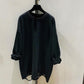 Women's Hem Hole Solid Color Bottoming Shirt Large Size Cotton Autumn Korean Version Loose Long-sleeved T-shirt