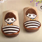 Winter Thicken Plus Velvet Home Cotton Slippers Non-slip Warm Shoes