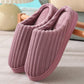Winter Couples Home Warm Non-slip Cotton Slippers Large Size Thick-soled Cute Indoor Cotton Slippers