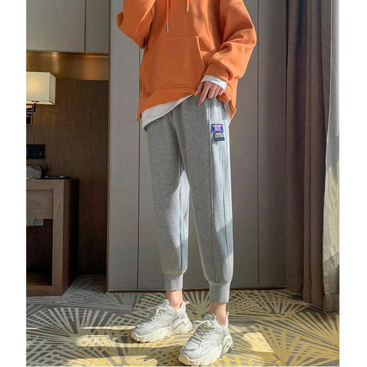 Women's Loose Bungee Sports Pants Grey Sweatpants Ladies Jogging Pants Cargo Pants Women Hippie Clothes Trousers Black Striped Pants