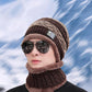 Woolen Hat Men's Winter Thickening Plus Velvet Warm Cotton Hat Cycling Cold and Windproof Ear Protection Knitted Hat