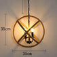 Nostalgic Retro Industrial Style Clothing Store Internet Cafe Bar Table Restaurant Shop Decorative Light  Hemp Rope Chandelier