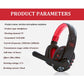 Bluetooth 4.0 Headphones Wireless Gaming Headset for Computer Phone with Microphone Noise Ruduction