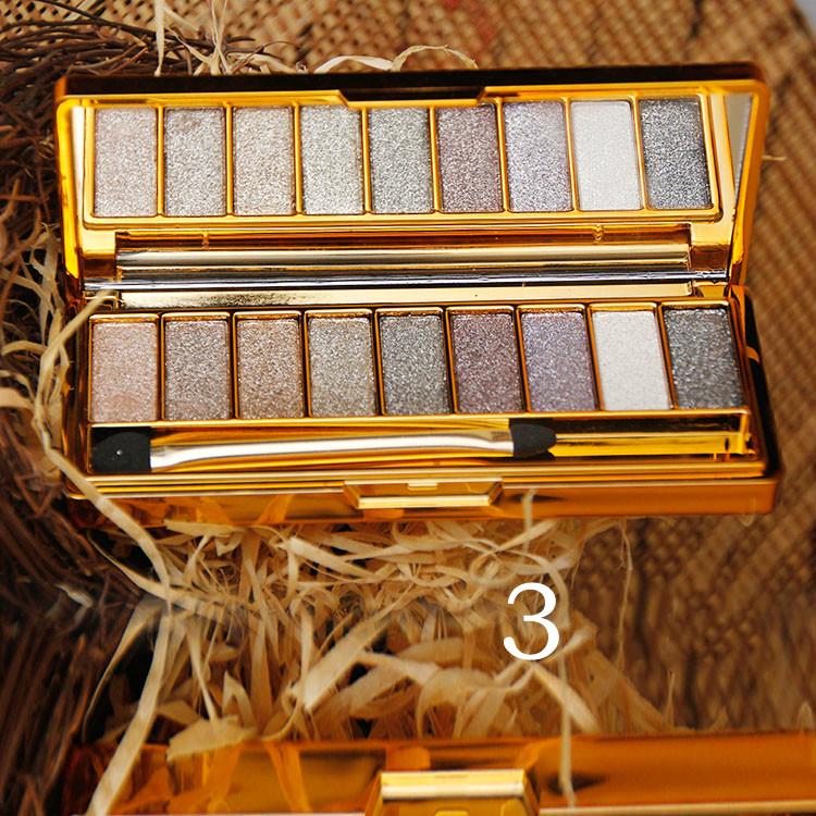 Eyeshadow Pencil Glitter Powder Waterproof Super 9 Grid Matte Pumpkin Earth Matte Eyeshadow  Palette