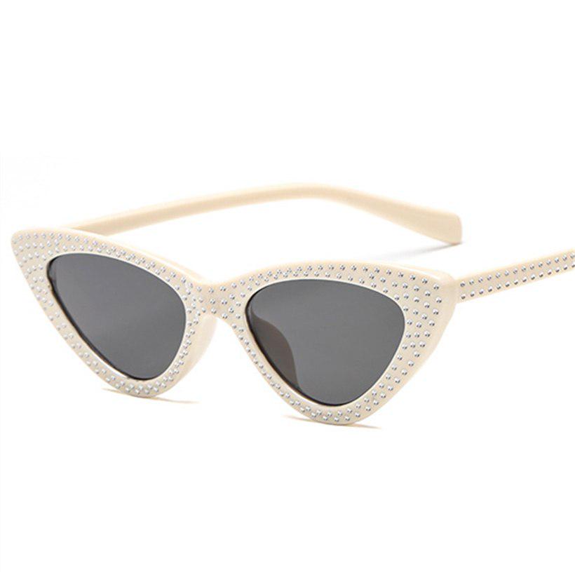 Cat Eye Sunglasses Women Luxury Retro Rhinestone Small Sun Glasses Brand Designer Ladies Vintage Fas