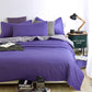 Luxury Solid Color Bed Linens Set Red Microfiber Bed Set Bedclothes Comforter