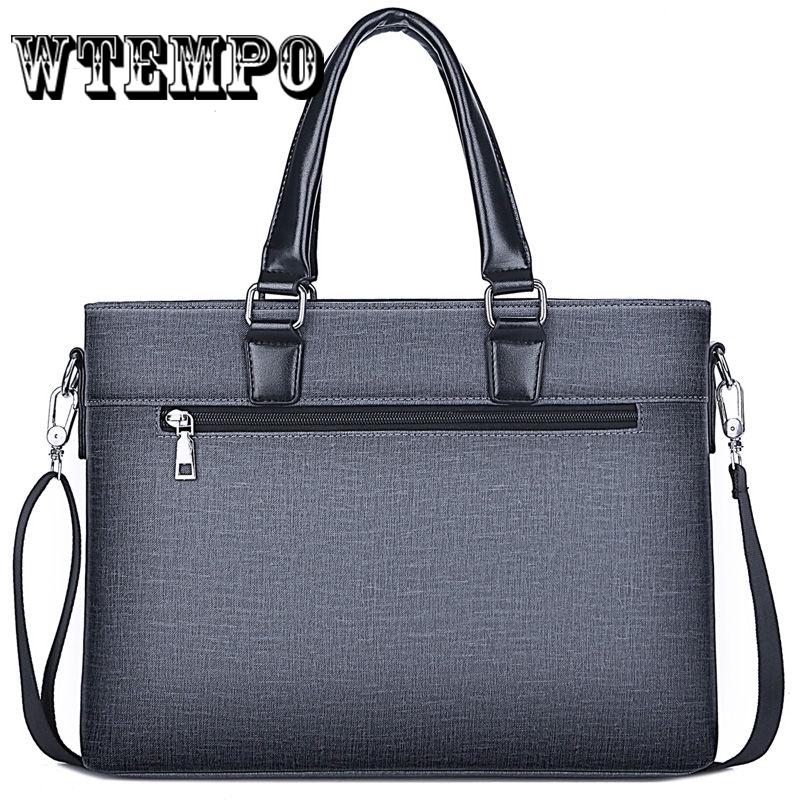 Men's Handbags Briefcase Leather Shoulder Bag Business Messenger Bags