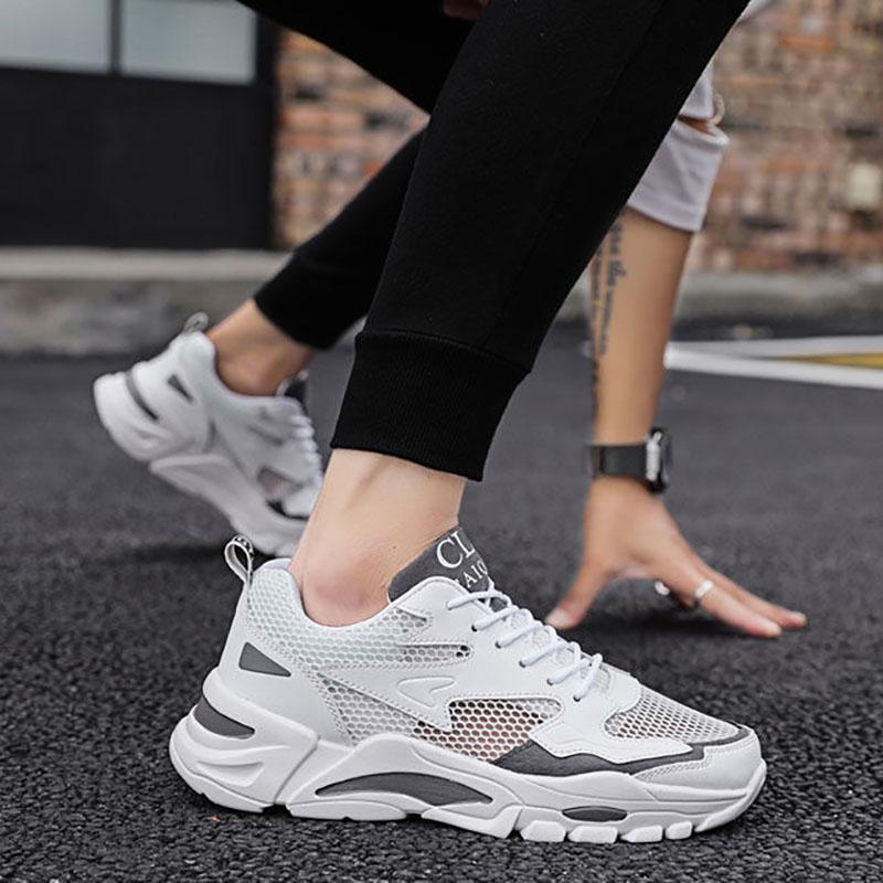 Men's Shoes Spring Wild Youth Casual Shoes Sports Trend Boys Net Red Daddy Shoes Men
