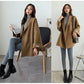 Thickened and Cotton Double-sided Woolen Coat for Women In The Long Section of Winter Slimming Cloak-style Woolen Coat with Belt