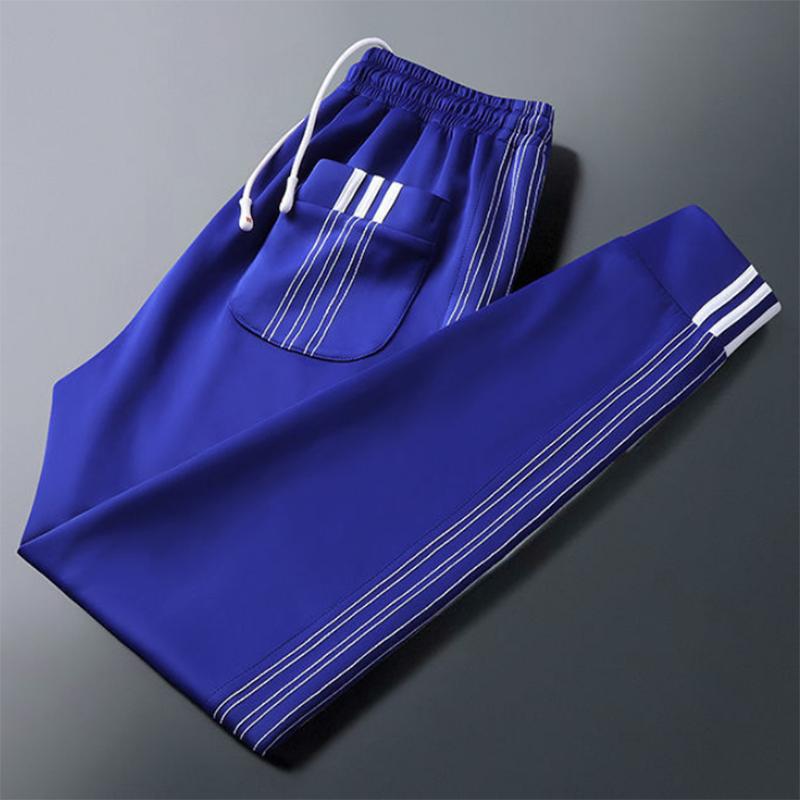 Spring and Autumn Fashion Trend Suit Men's Korean Cardigan Zipper Sweater Two-piece Student Sportswear Loose Suit