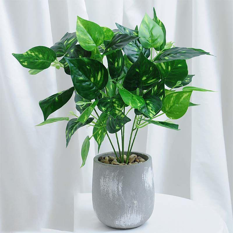 Nordic Wind Simulation Plant Bonsai  Artificial Flower Decoration Simulation Flower Green Plant Decoration Turtle Back Leaf Indoor Potted Desktop