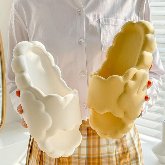 Soft Slippers Women's Summer Home Indoor Thick-bottomed Bathroom Bath Non-slip Couples Household Feces Sense Sandals and Slippers Men