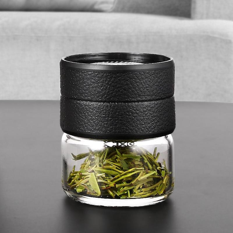 Thermos Bottle Stainless Steel Tea Partition Thermo Cup Glass Tea Strainer Thermos Mug Bottle Vacuum Flask Bottles 400ml + 200ml