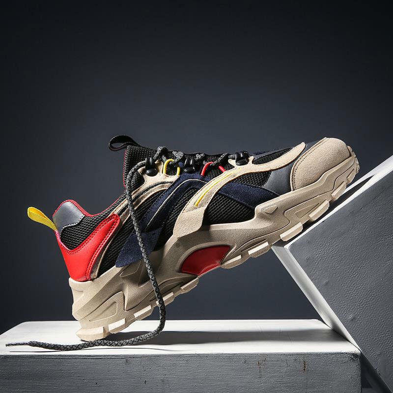 Dorky Dad Shoes Men Casual Shoes Breathable Sneakers for Men Jogging Walking Shoes Daddy Shoes