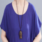 Simple Style Summer Polyester-cotton Sleeveless Dress Plus Size Women's Retro Solid Color Slim Long Dress Loose Robe