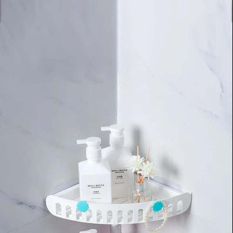 Bathroom Triangle Rack Bathroom Toiletries Storage Shelves Absorbent Storage Rack