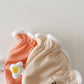 Autumn and Winter Newborn Fetal Hat Warm Plush Cute Smiling Face Infant Adjustable Super Cute Baby Baotou Fisherman Hat
